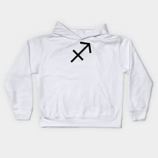 SAGITTARIUS SYMBOL IN OIL Kids Hoodie